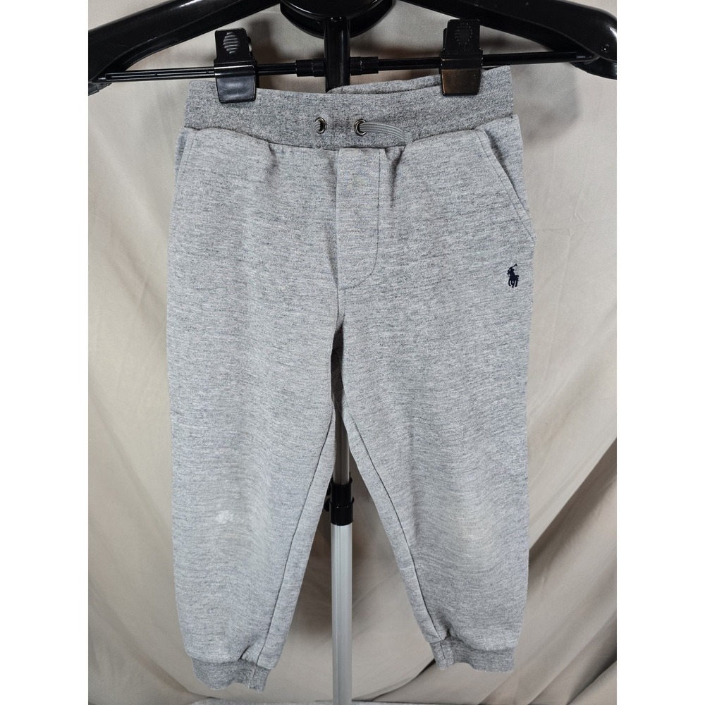 Polo Ralph Lauren kids cotton mesh jogger pants gray 5